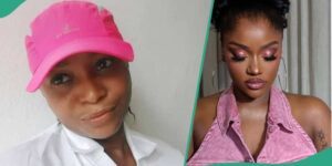 Lady uncovers meaning of tattoo on Chioma Adeleke’s arm, people react to video